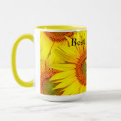 Muttertag Sonnenblumen Tasse (Links)