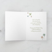 Muttertag - Special Niece - Baby Carriage Karte (Innenseite)