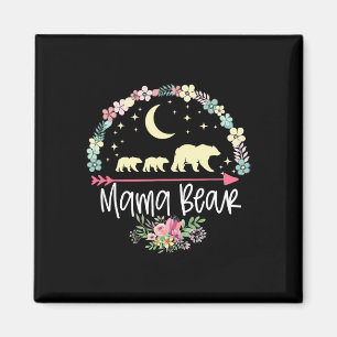 Müttertag spendet Mama Bären mit 2 Cubs Niedlichen Magnet