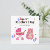 Muttertag - Spezielle Tochter - Babytragen (Stehend Vorderseite)