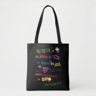 Muttertag  stark, tapfer und furchtlos tasche