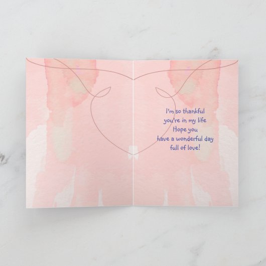 Muttertag Stepmutter Bluebird Garden Bird Karte (Innenseite)