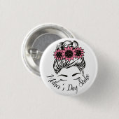 Muttertag Strike Roe / Wade Womens Rights T-Shi Button (Vorne & Hinten)