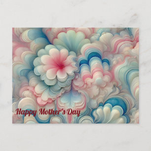 MUTTERTAG ~ Süße Pastelltöne ~ Postkarte