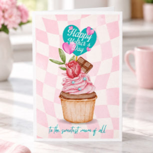 Muttertag süßeste Cupcake-Karte Karte