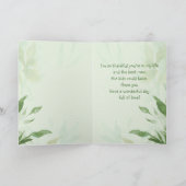 Muttertag Sweetheart Chickadee Garden Bird Karte (Innenseite)