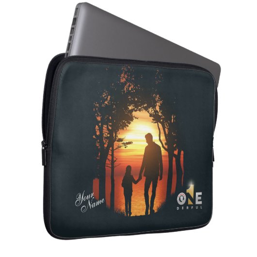 Muttertag | Tag des Vaters - 13" Laptopschutzhülle (Vorne Rechts)