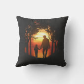 Muttertag | Tag des Vaters 16" Kissen (Rückseite)