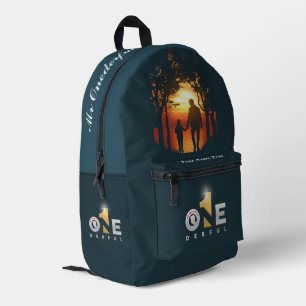 Muttertag   Tag des Vaters - Bedruckter Rucksack