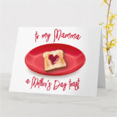 Muttertag Toast Funny Pub Karte (Gelbe Blume)