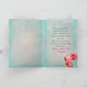 MUTTERTAG - TOCHTER - PINKROSEN KARTE (Innenseite)