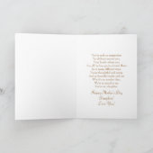 Muttertag - Tochter - zart und rosafarben Karte (Innenseite)