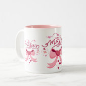 MUTTERTAG TRENDDESIGN ZWEIFARBIGE TASSE (Vorderseite Links)