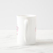 Muttertag Trendy Designt  Porzellantasse (Rückseite)