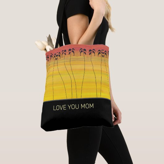Muttertag tropischer Sonnenuntergang Tasche (Von Nahem)