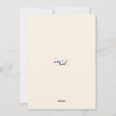 Muttertag tropisches Bouquet Feiertagskarte (Rückseite)