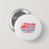 Muttertag Trump Funny Quotes Wahlen 2024 _1 Button (Vorne & Hinten)