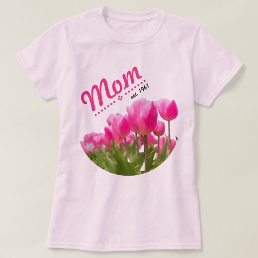 Muttertag Tulip T - Shirt (Design vorne)