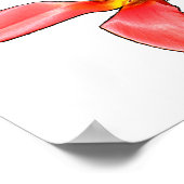 Muttertag - Tulpen für Mama - Illustration |  Poster (Ecke)