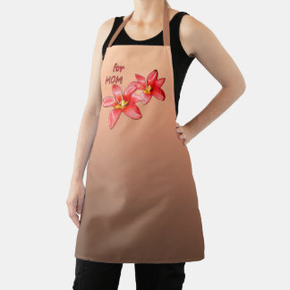 Muttertag - Tulpen für Mama - Illustration | Schürze