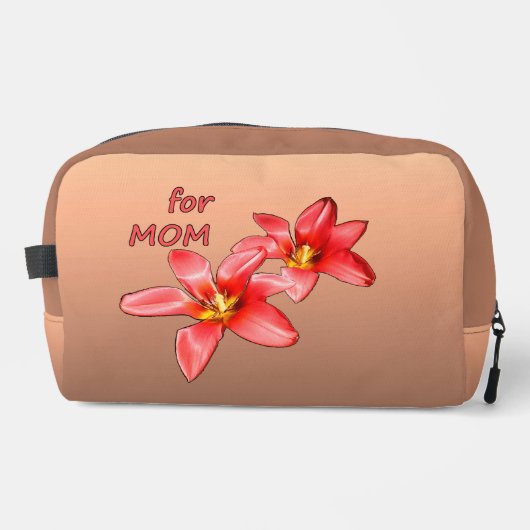 Muttertag - Tulpen für Mama - Illustration | Waschbeutel (Vorderseite)