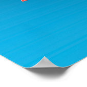 Muttertag - Tulpenherz für MUTTER - Blau |  Poster (Ecke)