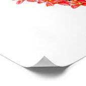 Muttertag - Tulpenherz - Illustration |  Poster (Ecke)