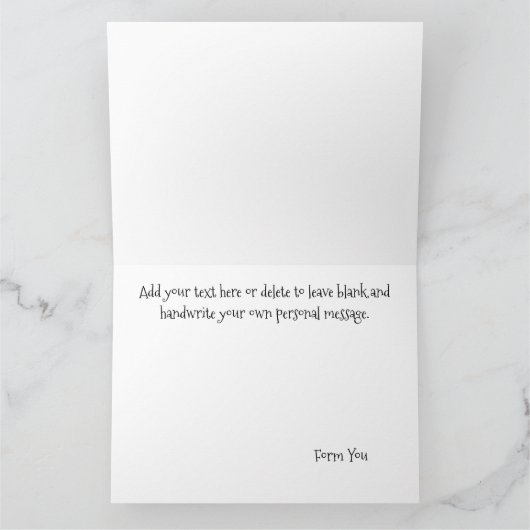 Muttertag Tuxedo Katze Karte (Innenseite)