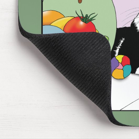 Muttertag Tuxedo Katze Mousepad (Ecke)