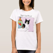 Muttertag Tuxedo Katze T-Shirt (Vorderseite)