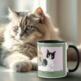 Muttertag Tuxedo Katze Tasse