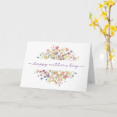 Muttertag umgeben von zarten Wildblumen Karte (Gelbe Blume)