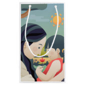 Muttertag und Muttertag des Kindes | Geschenktasch Kleine Geschenktüte (Rückseite)