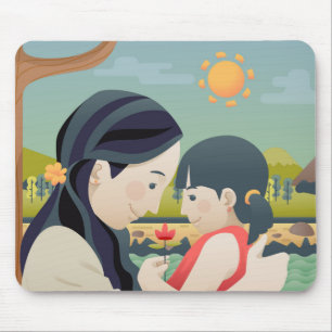 Muttertag und Muttertag des Kindes   Mauspad