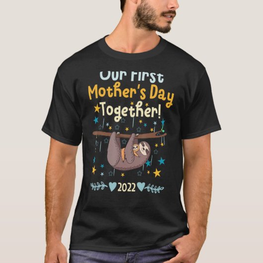 Muttertag Unser erster Muttertag gemeinsam Mama T-Shirt (Vorderseite)
