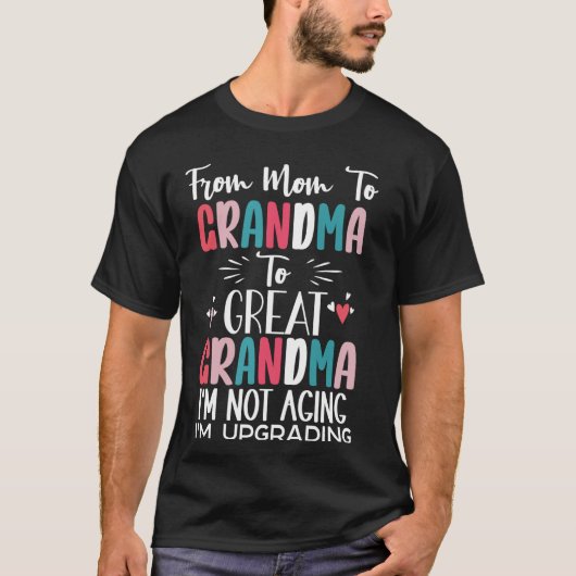 Muttertag Urgroßmutter Erste Mal Great Gra T-Shirt (Vorderseite)