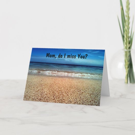 MUTTERTAG VERMISST IHNE MAMA KARTE (Vorderseite)