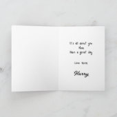 Muttertag... Vier Fotos kundenspezifische Collage Dankeskarte (Innenseite)