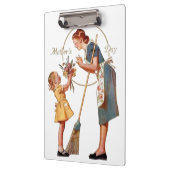 Muttertag Vintag Klemmbrett (Links)