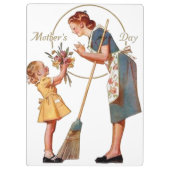 Muttertag Vintag Klemmbrett (Rückseite)