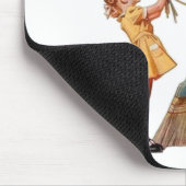 Muttertag Vintag Mousepad (Ecke)