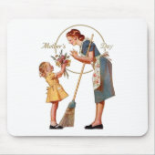 Muttertag Vintag Mousepad (Vorne)