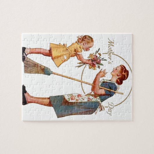 Muttertag Vintag Puzzle (Horizontal)