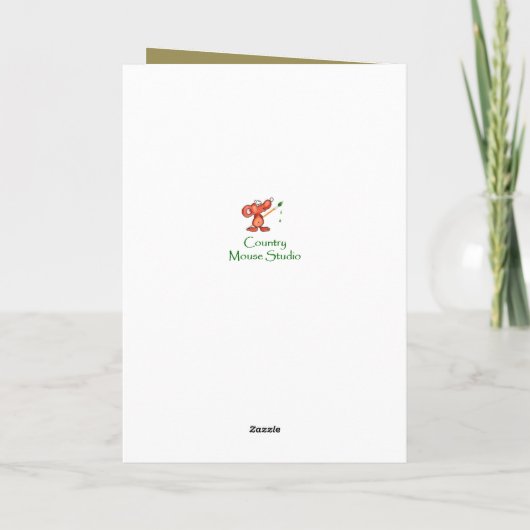 Muttertag Vintage Mama und Mädchen Karte (Rückseite)