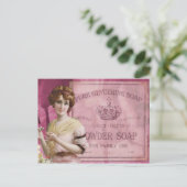 Muttertag Vintage Werbung Glycerin Seife Postkarte (Stehend Vorderseite)