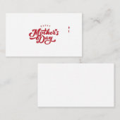 Muttertag Visitenkarte (Vorne/Hinten)