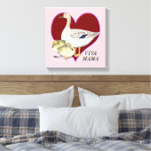 Muttertag: Viva Mama! Leinwanddruck (Insitu (Schlafzimmer))
