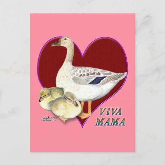 Muttertag: Viva Mama! Postkarte (Vorderseite)