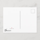 Muttertag Vögel Einladungspostkarte (Rückseite)