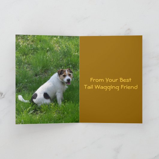 Muttertag vom Hund Karte (Innenseite)